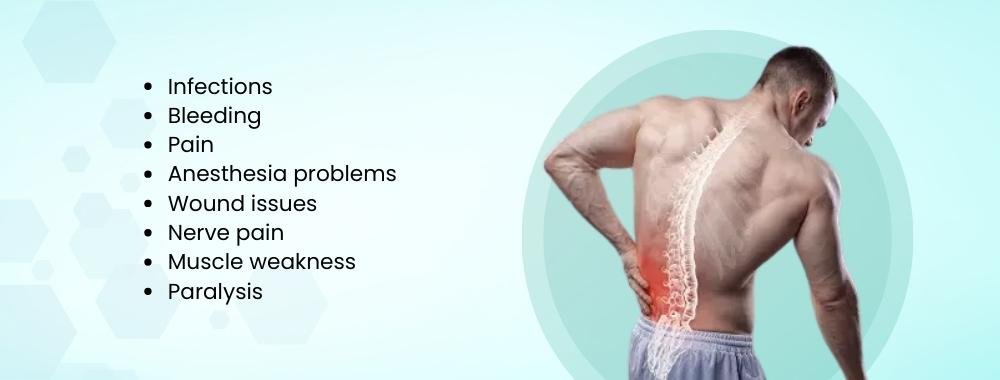 possible complications of lumbar spine fusion surgery