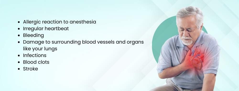 possible complications of open heart surgery