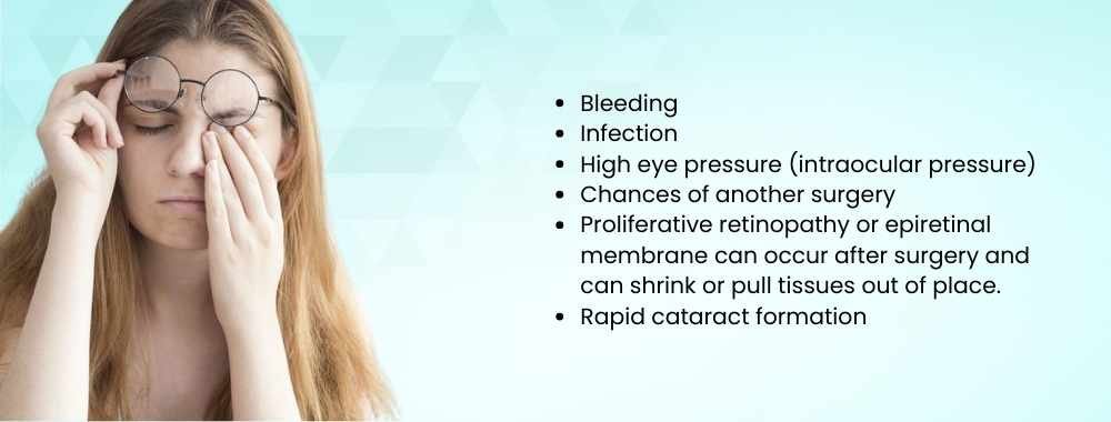 possible complications after retinal detachment surgery