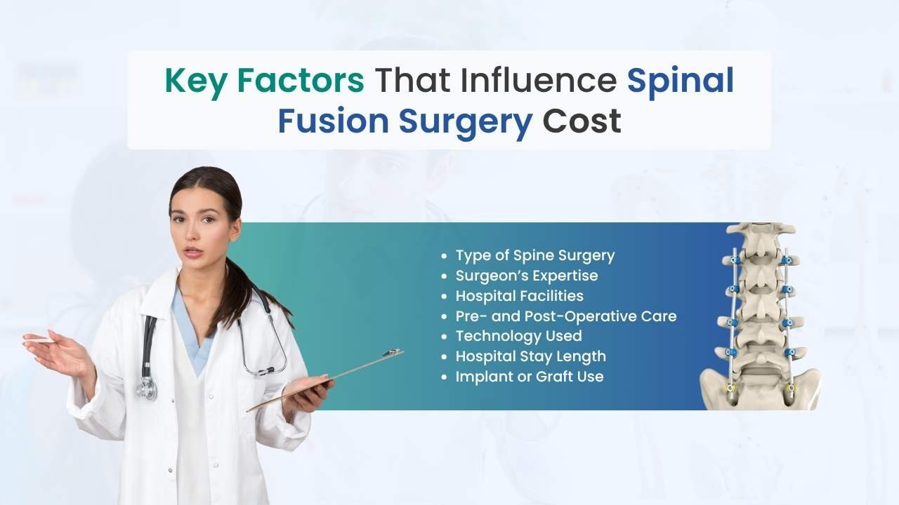 key factors that influence spinal fusion surgery cost