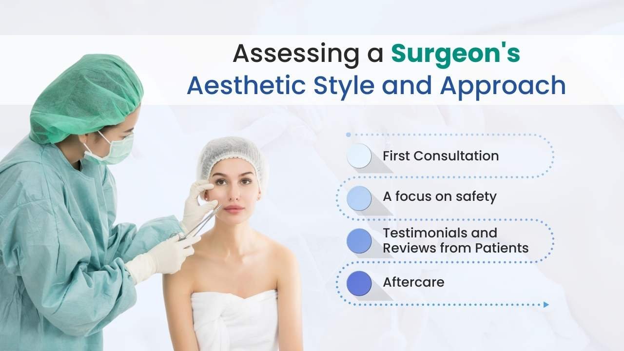 assessing a surgeon's aesthetic style and approach